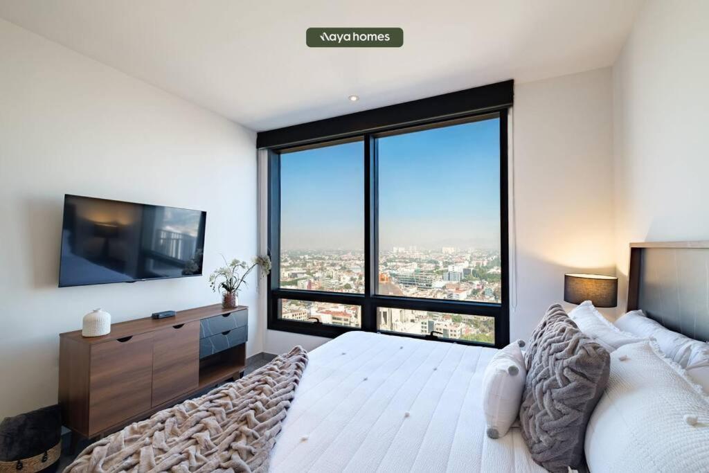 Luxurious Near Reforma - Pool - Gym - Sauna Apartment *